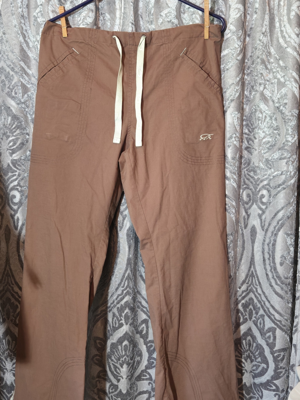 Drawstring Pants - Brown